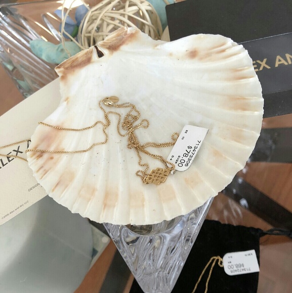 Alex And Ani Gold "Endless Knot" Necklace - Picture 2 of 6